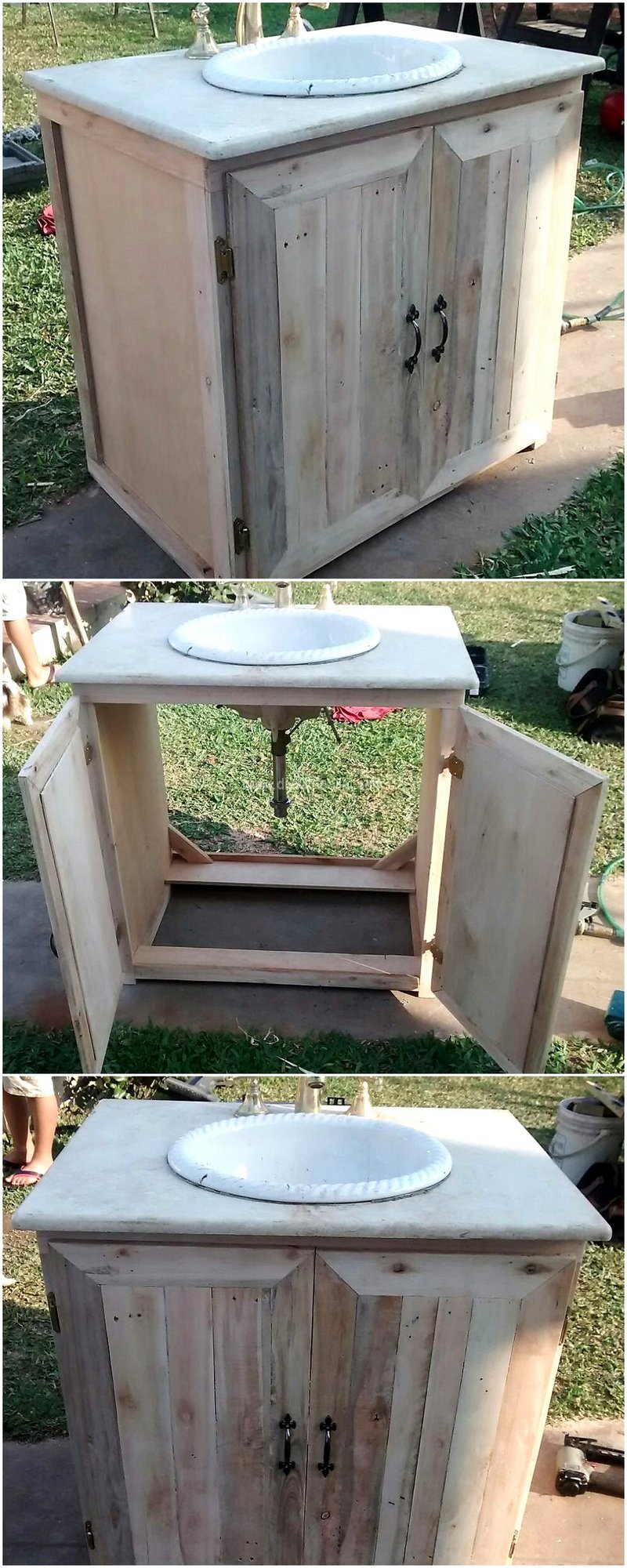 pallet sink plan