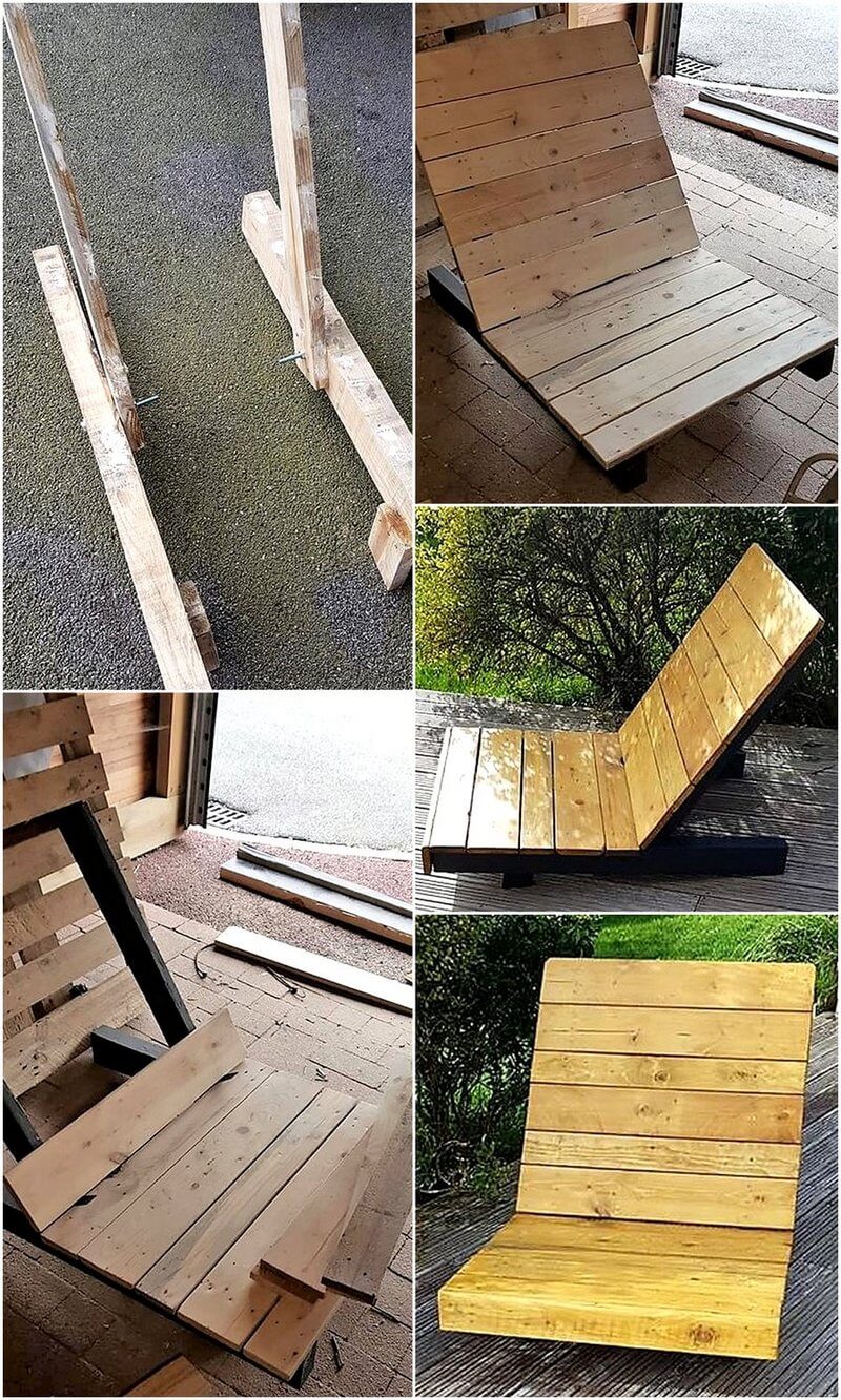 DIY pallet chair