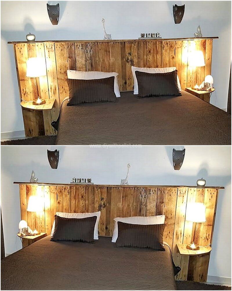 pallet headboard