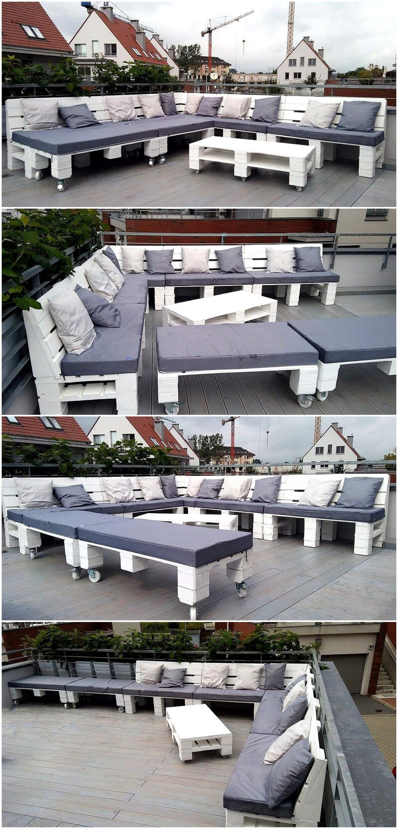 pallets made outdoor furniture