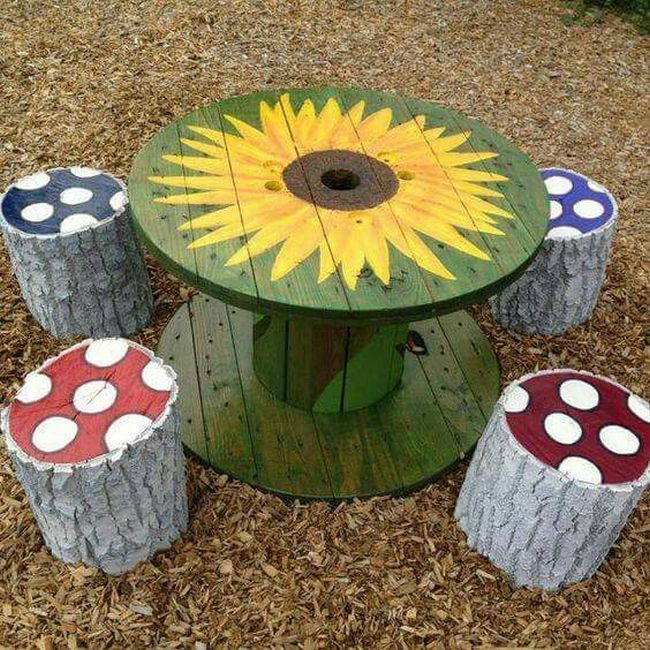 cable reel reusing ideas (23)