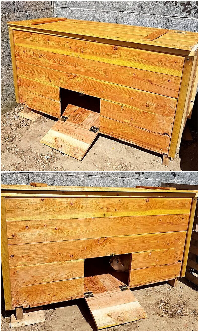 Wooden Pallets Chicken Coop