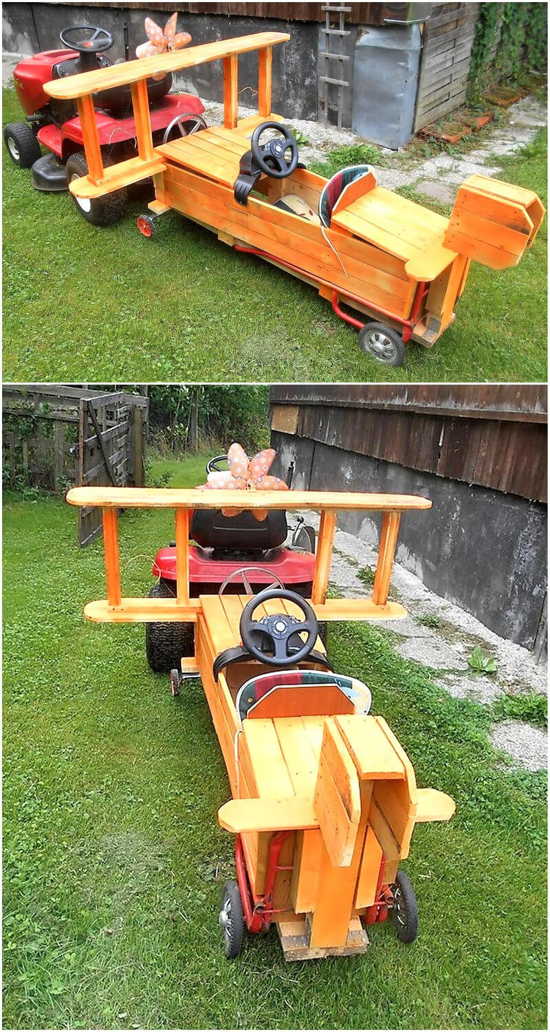 pallet aircraft for kids to play