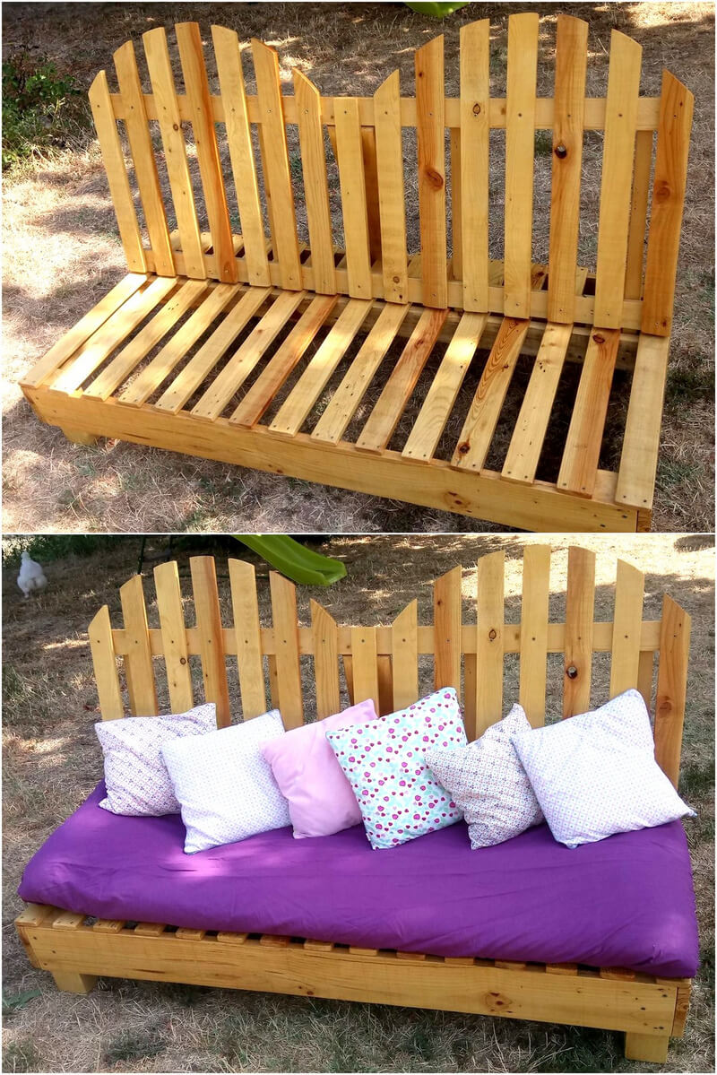 pallets garden couch