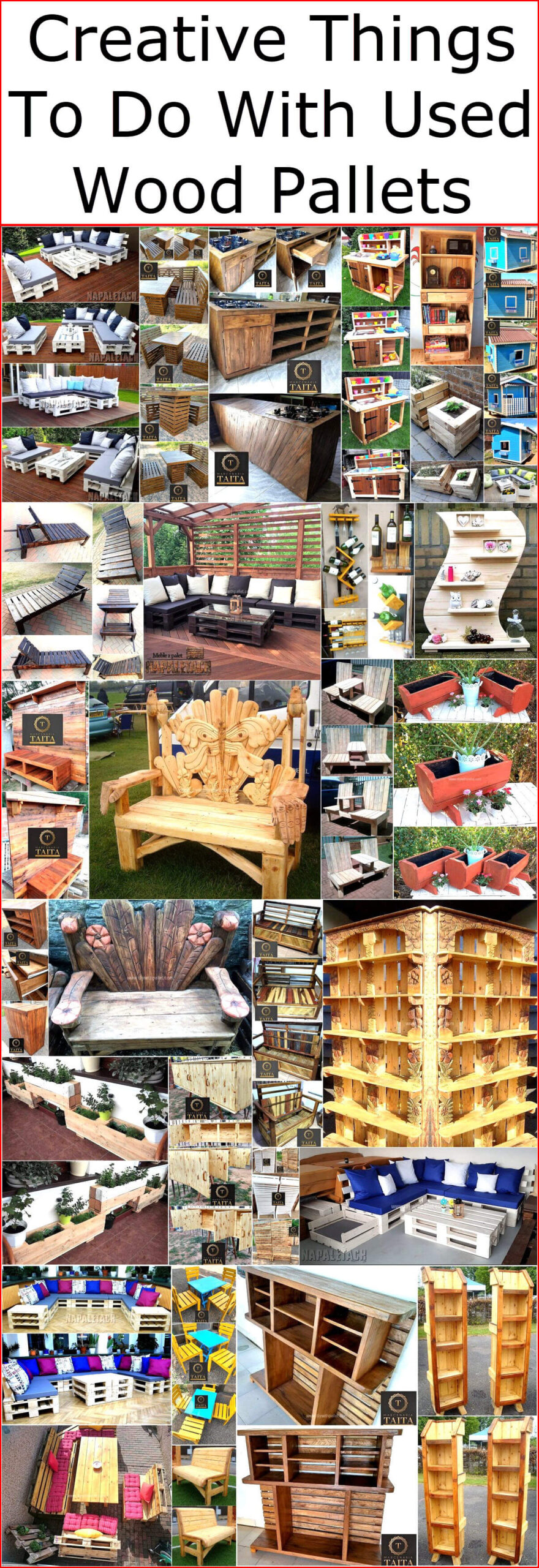 Creative Things To Do With Used Wood Pallets