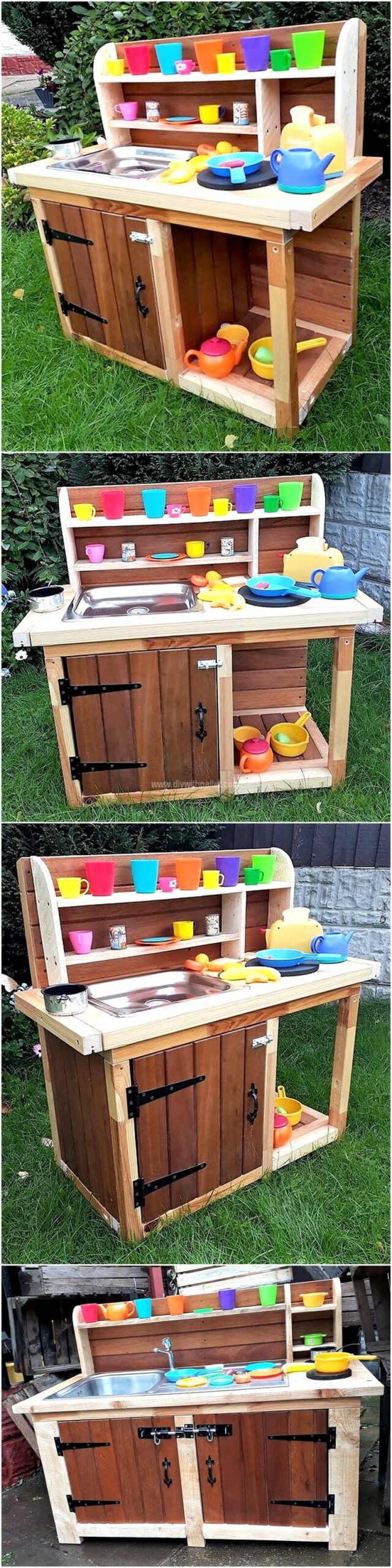 pallet mud kitchen