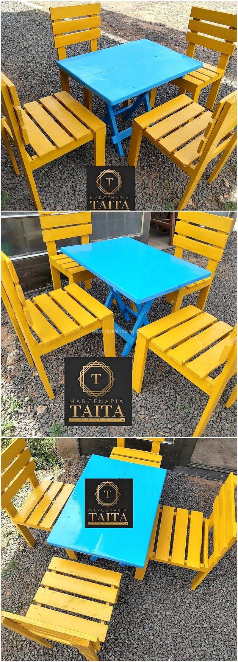 pallet furniture set
