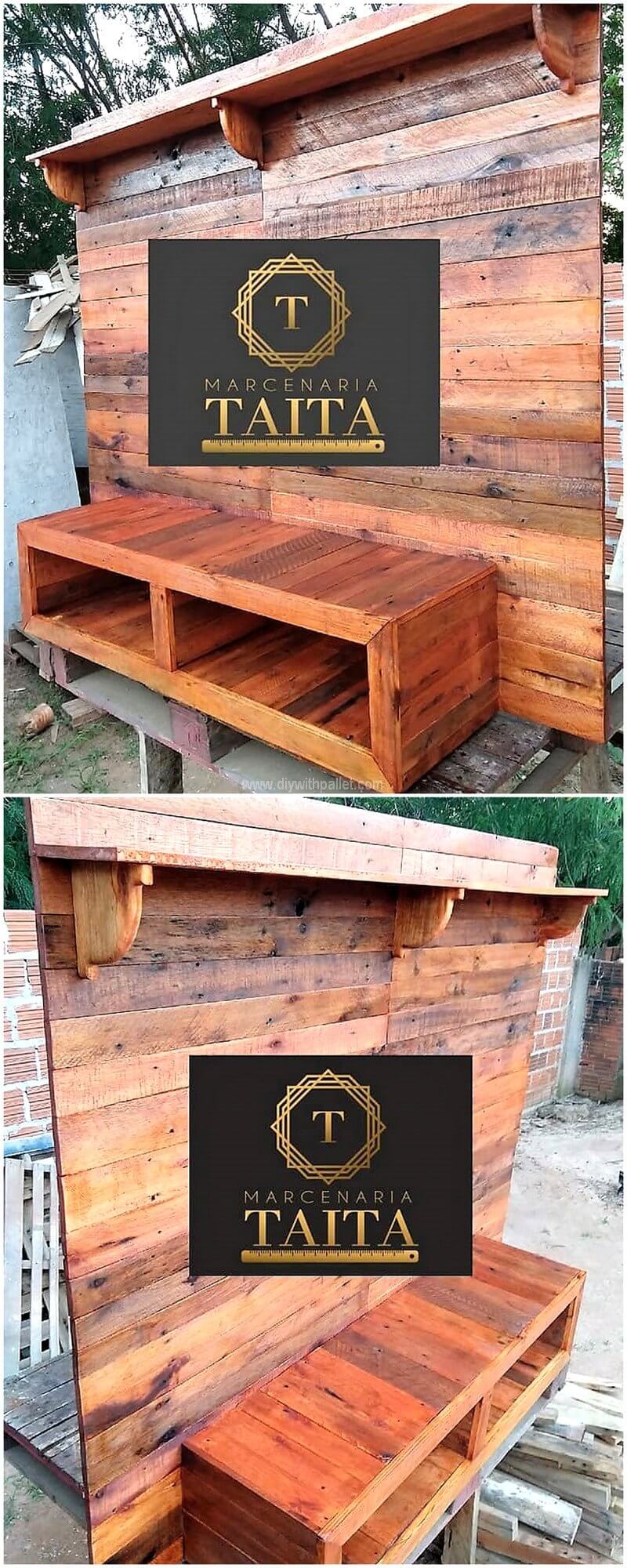 pallet tv stand