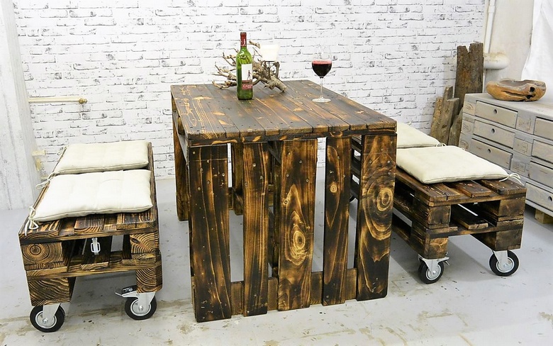 rustic pallet furniture plan