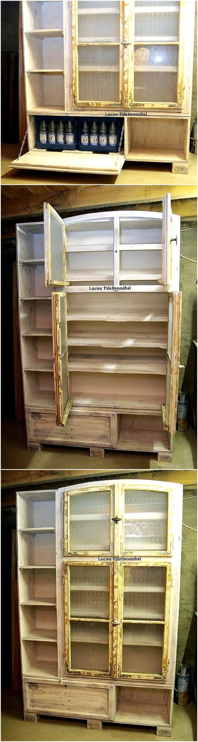 wood pallet wardrobe plan