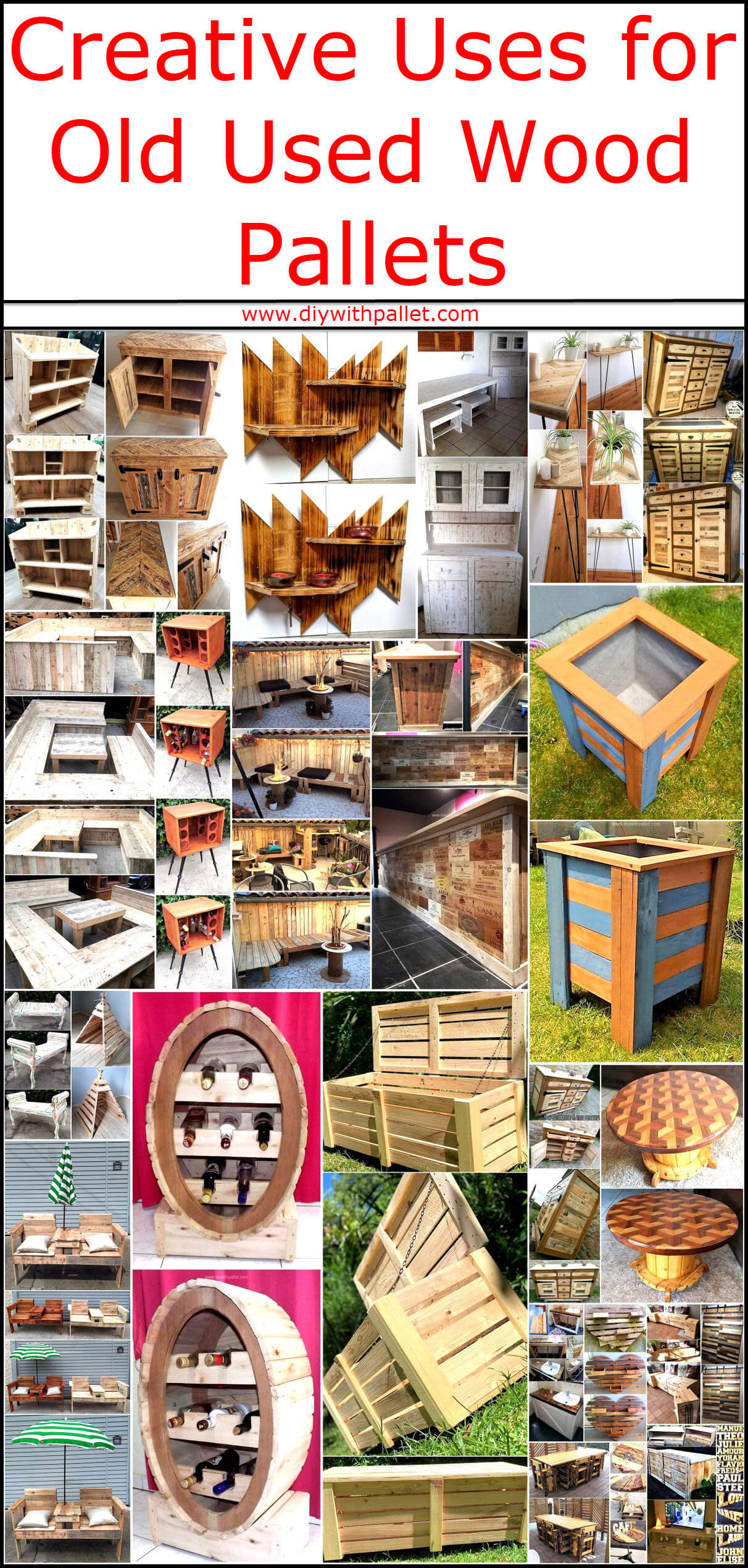 Creative Uses for Old Used Wood Pallets