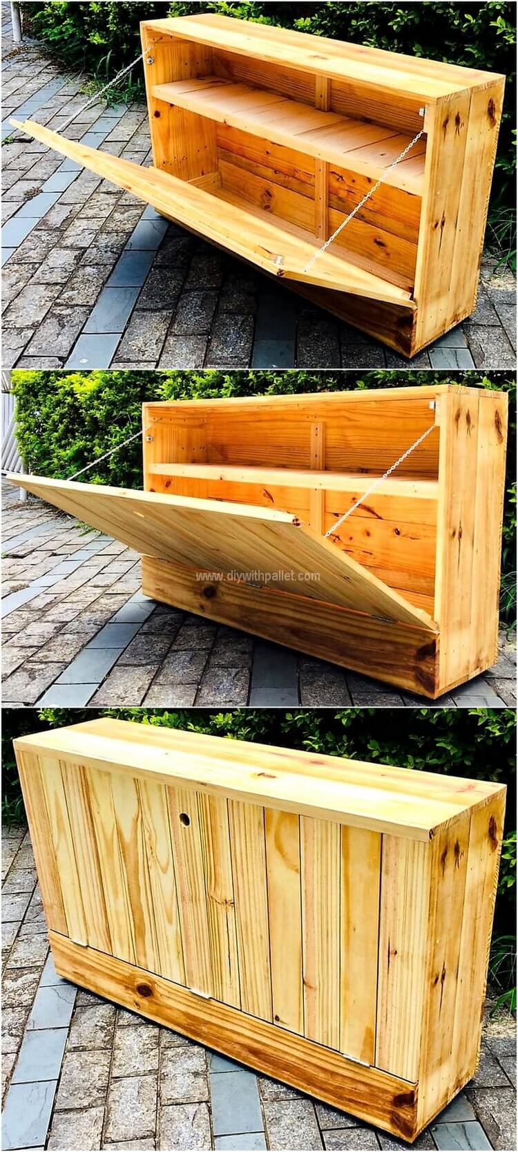 pallet storage idea
