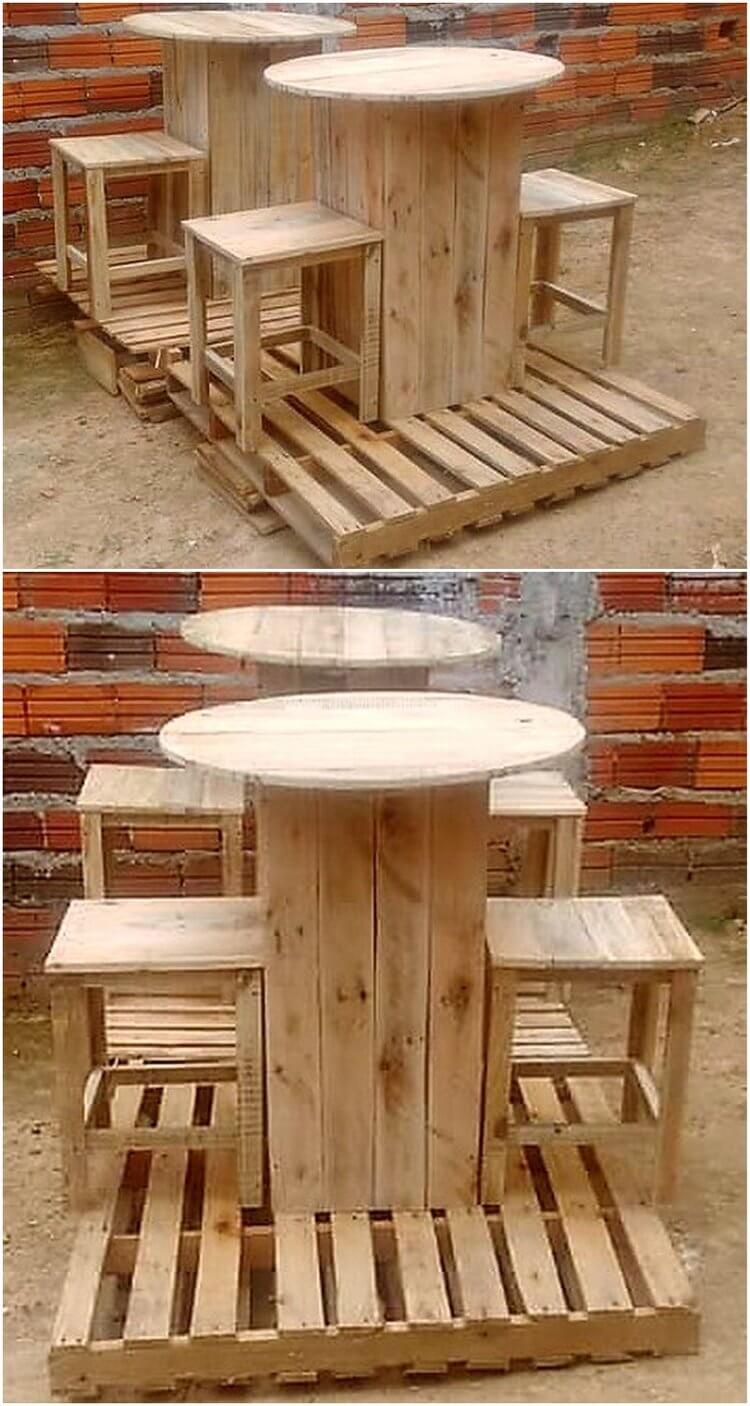 pallet outdoor furniture set