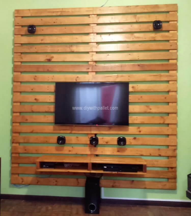 pallet tv stand idea