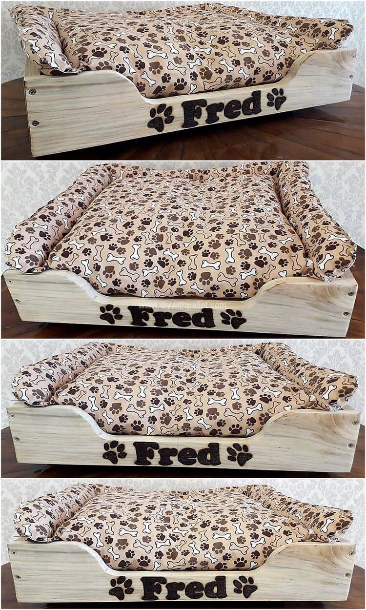 pallet dog bed