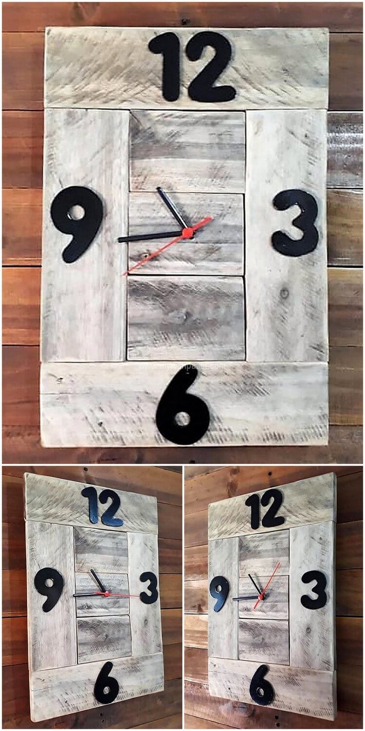 pallet clock idea
