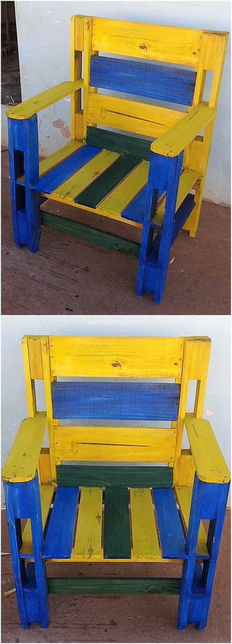 pallet chair plan
