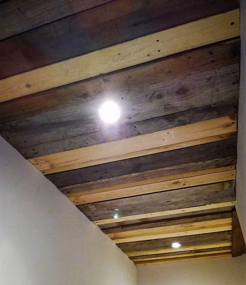 pallet roof cieling