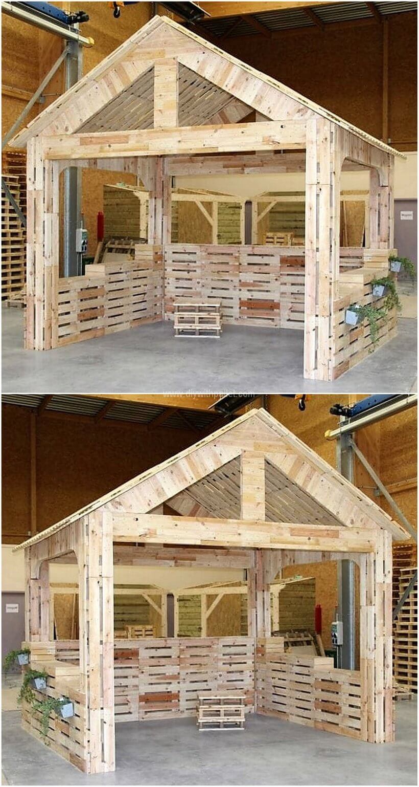 pallet gazebo idea