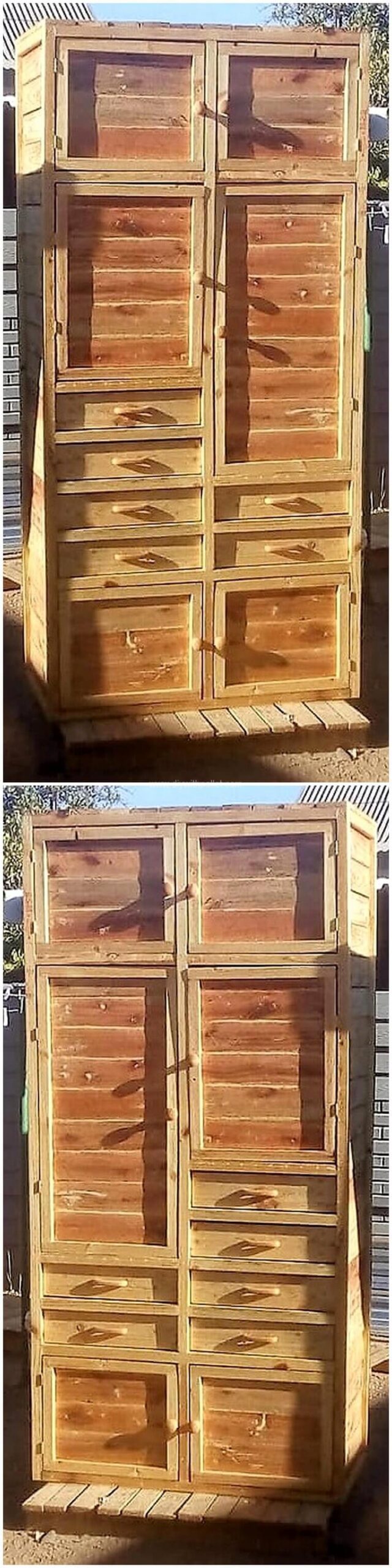 pallet closet idea