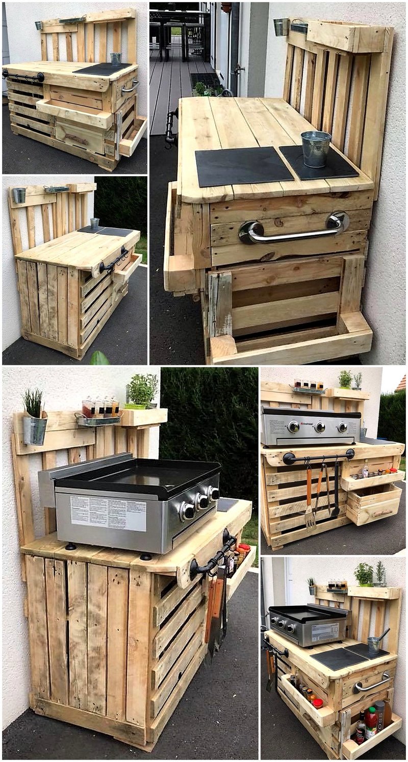 pallet bbq table plan