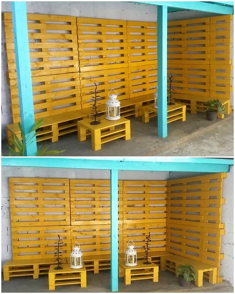 pallets wooden lounge