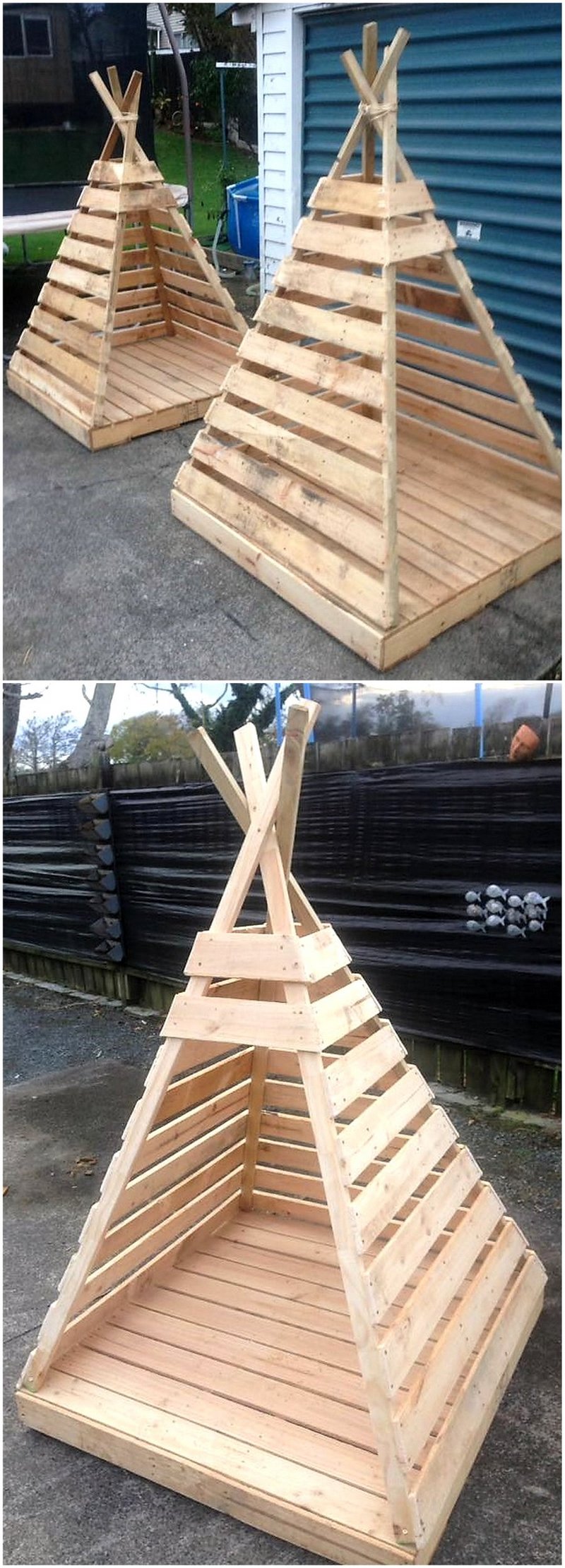 pallets kids playhouse