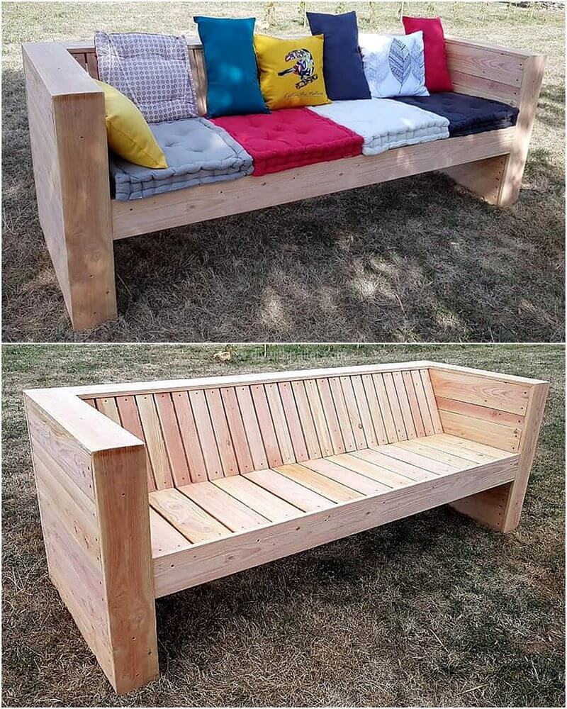 pallet garden couch