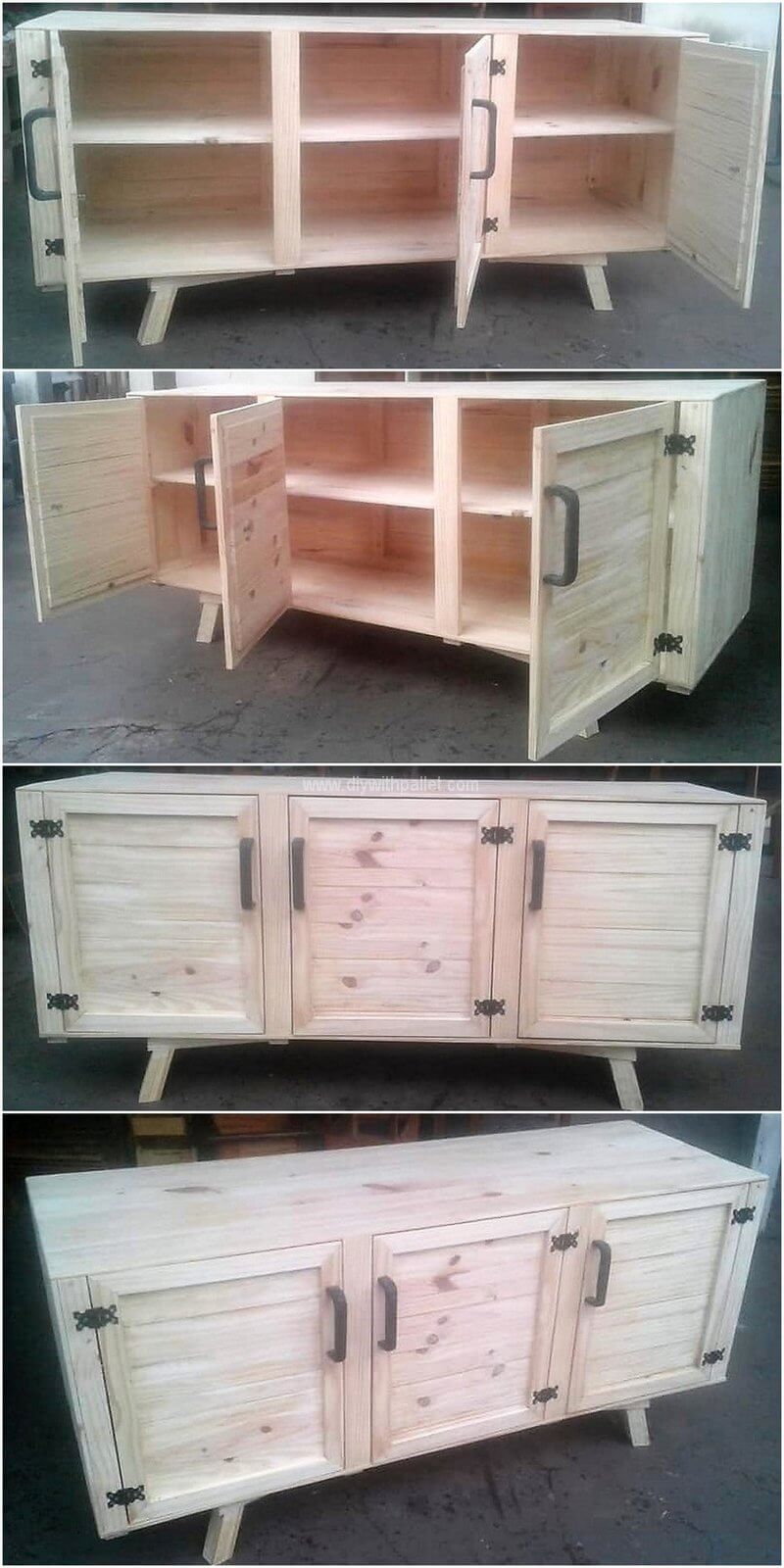 wooden pallet tv stand