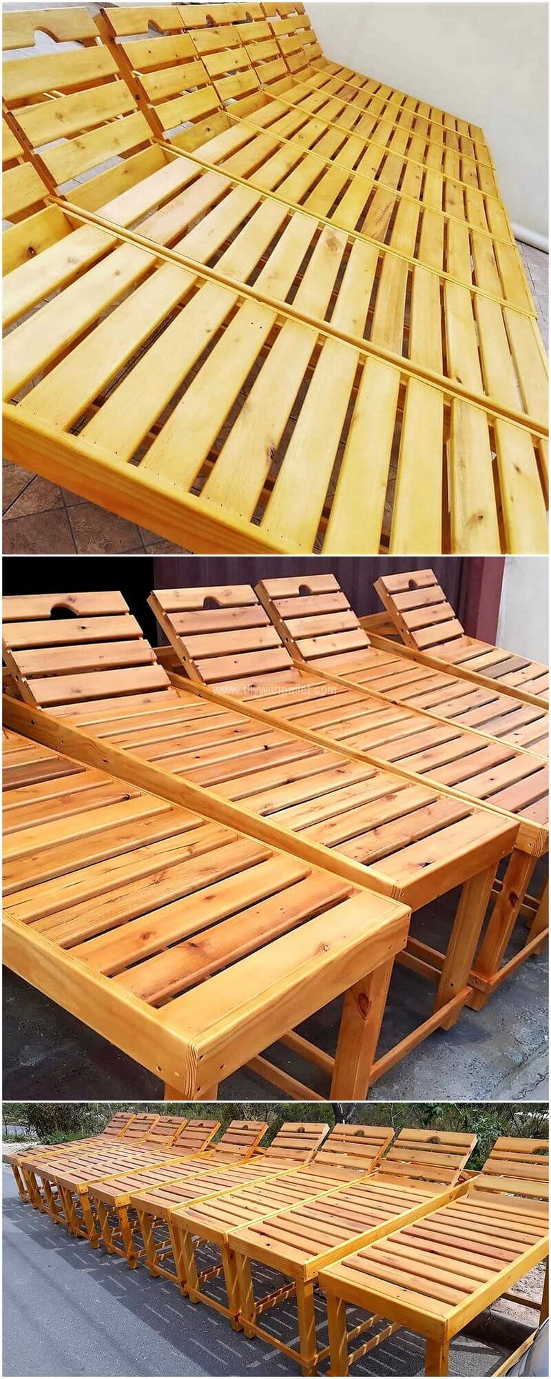 pallet sun loungers