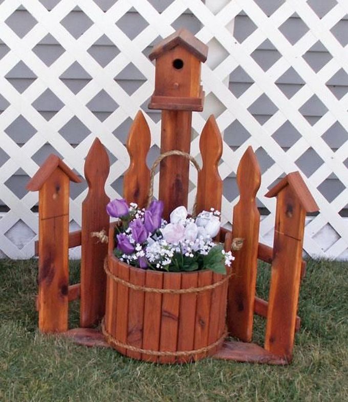 DIY pallet stand with planter ideas (6)