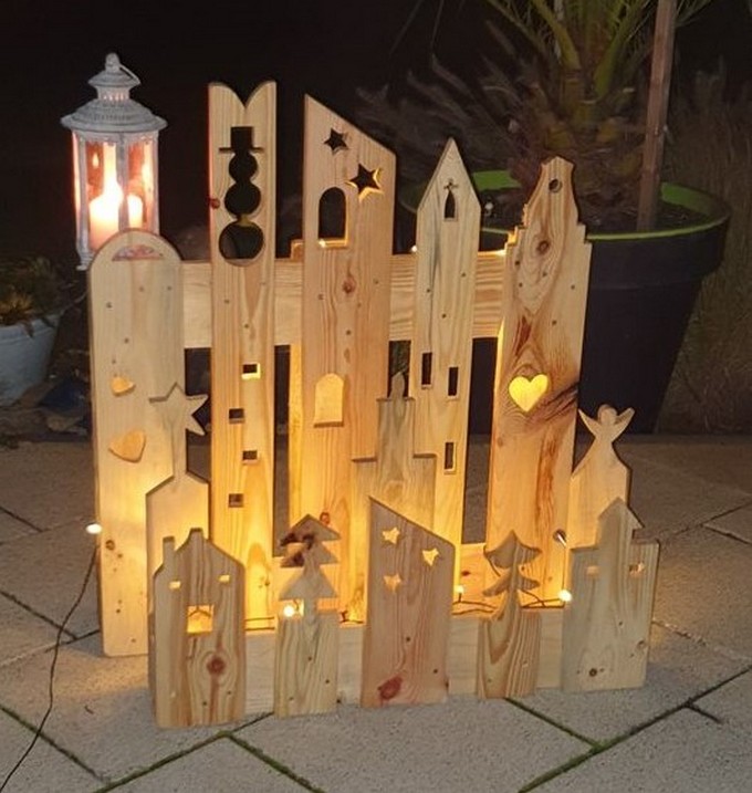 DIY pallet stands with lantern ideas (1)