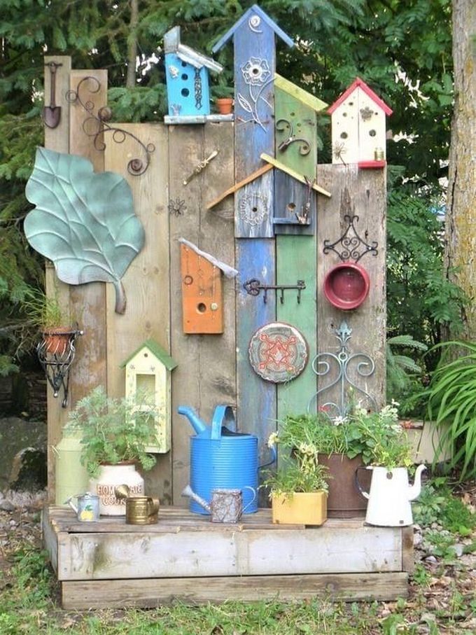 DIY wood pallet decor stand ideas (4)