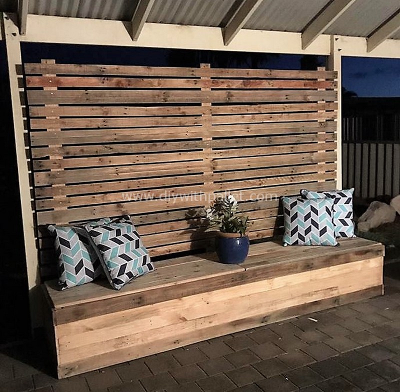 pallet patio seating