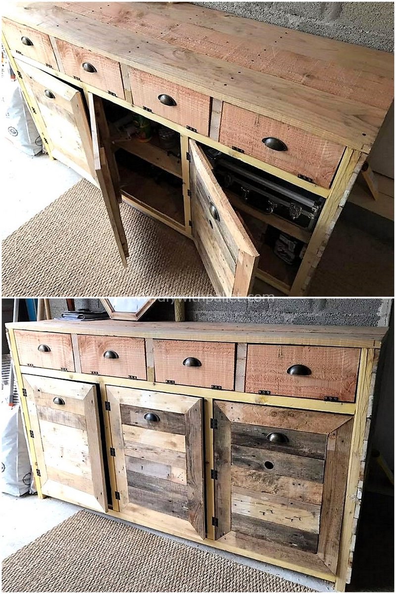 pallet entrance table idea