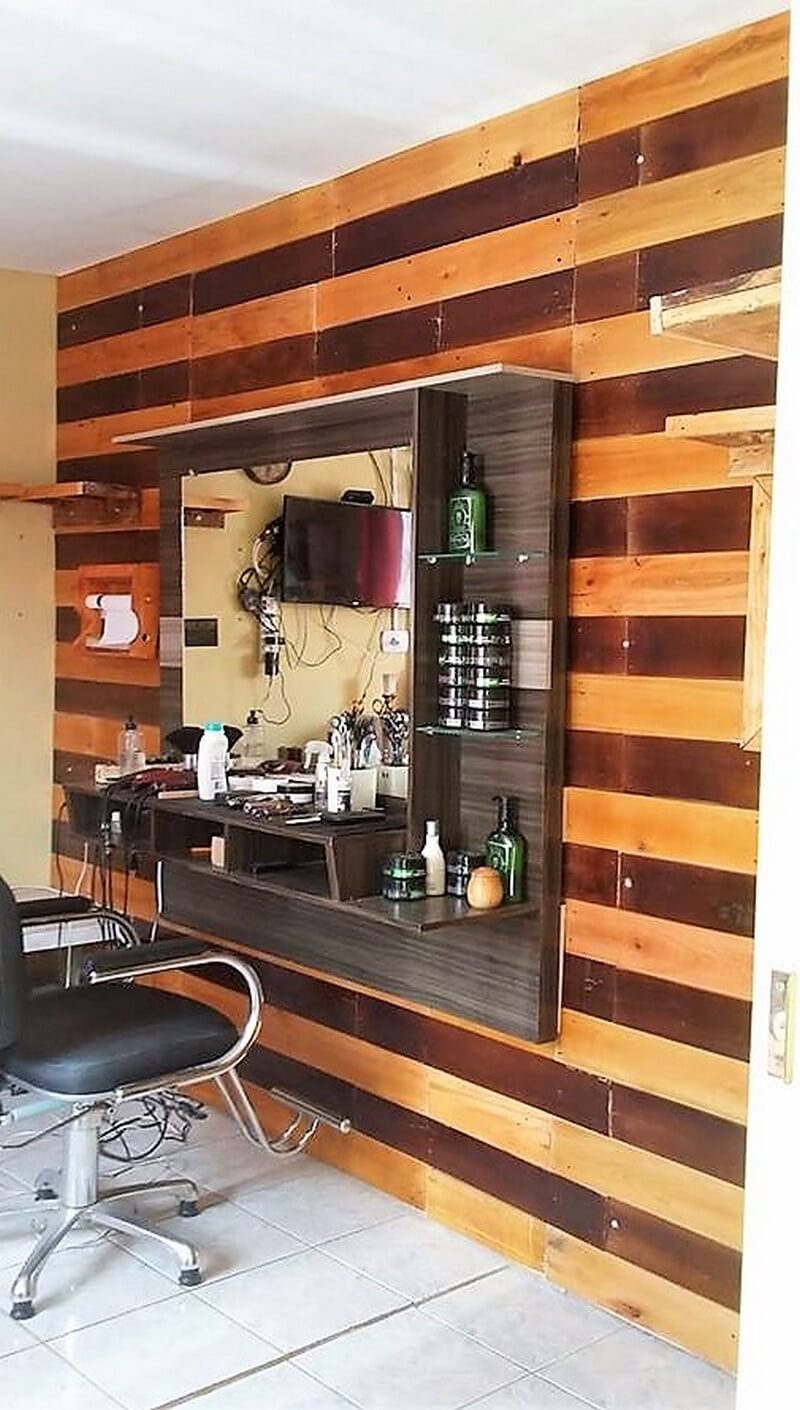 pallet wall works
