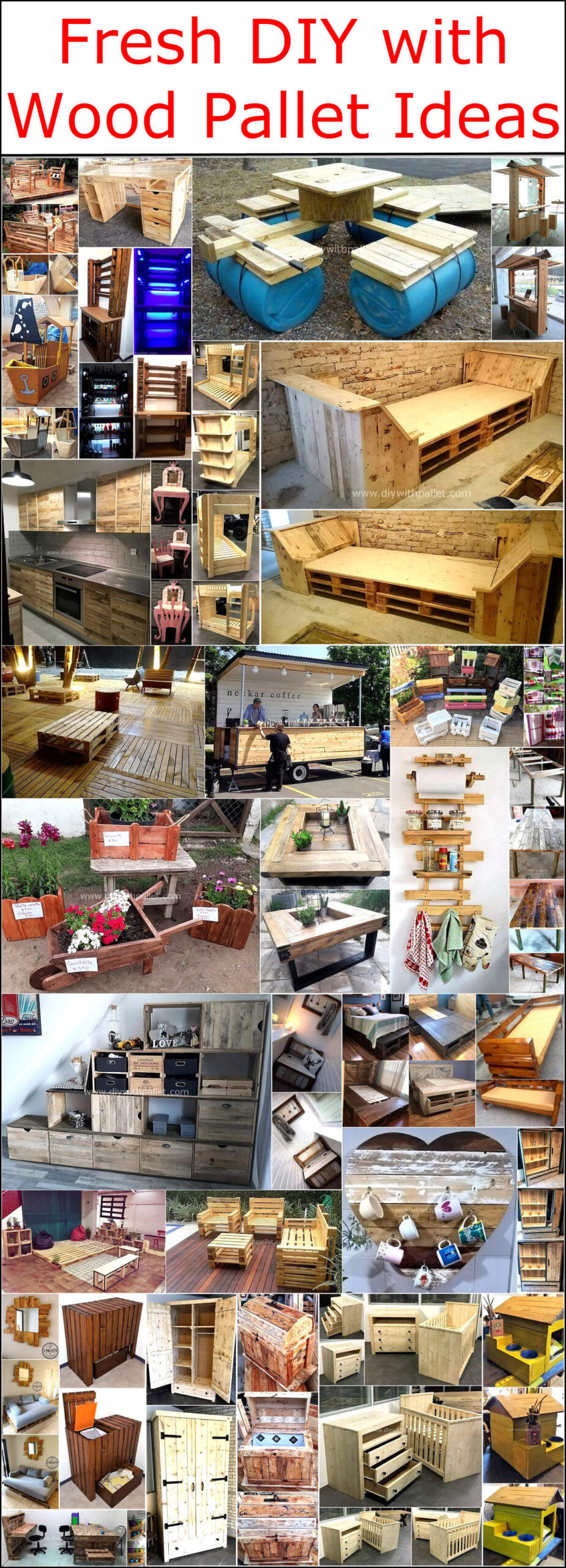 Fresh DIY with Wood Pallet Ideas
