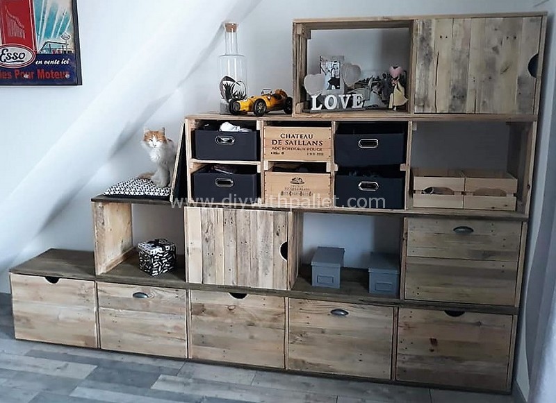 pallet storage cabinet