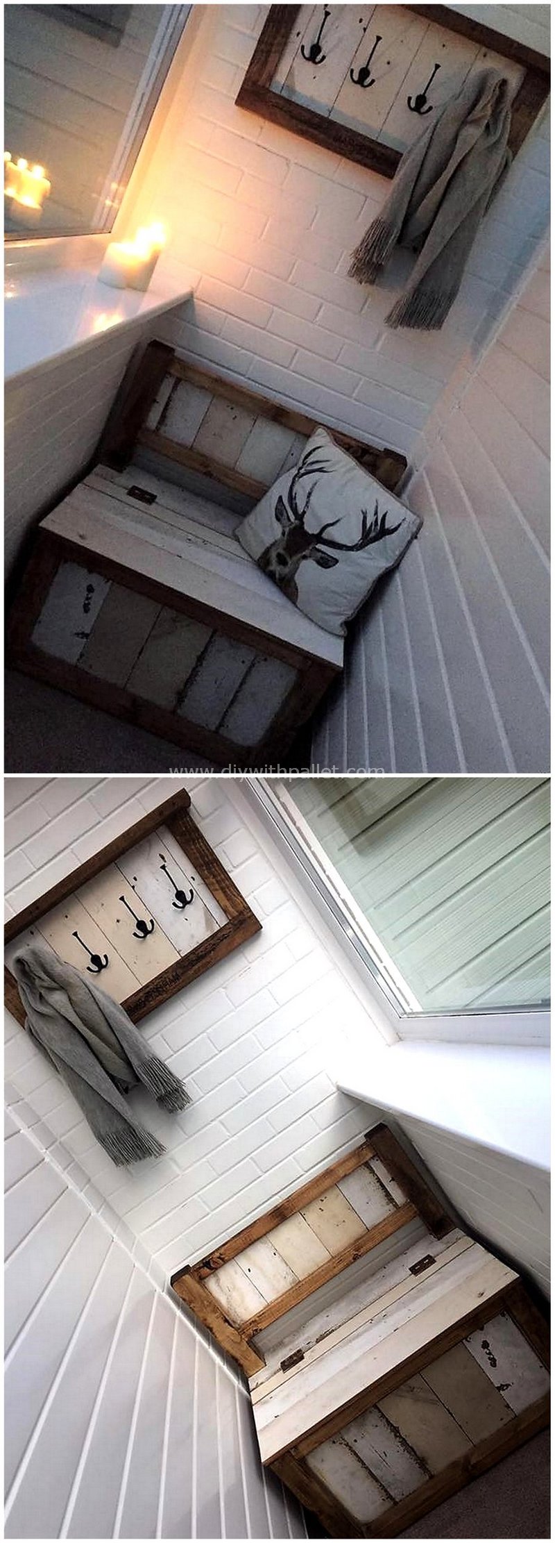 pallet washroom storage