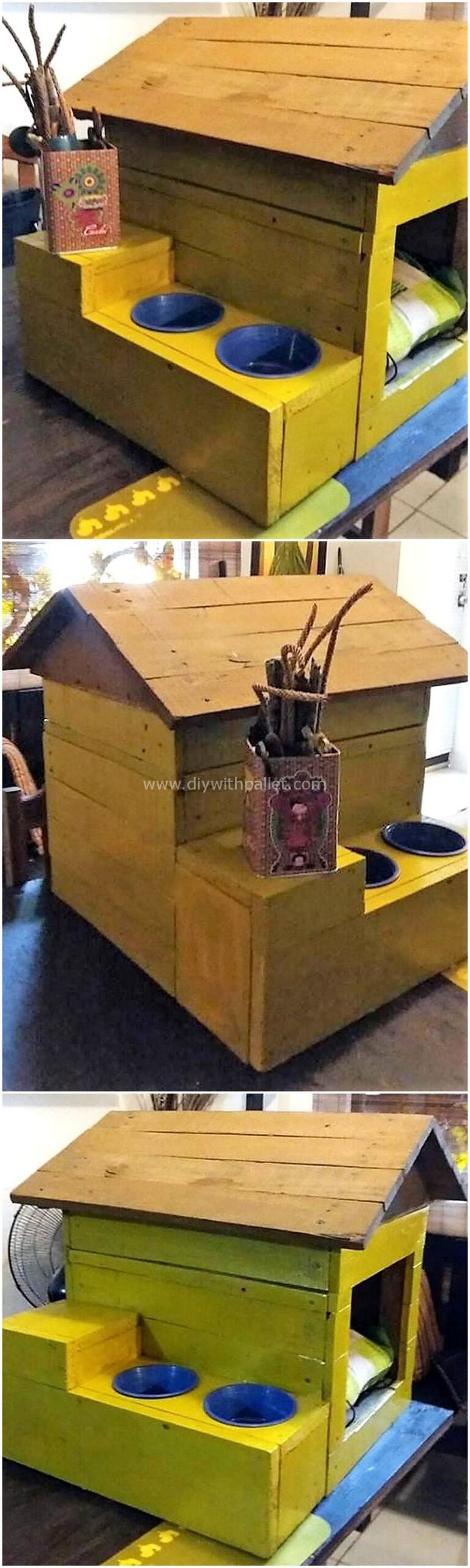 pallet dog house