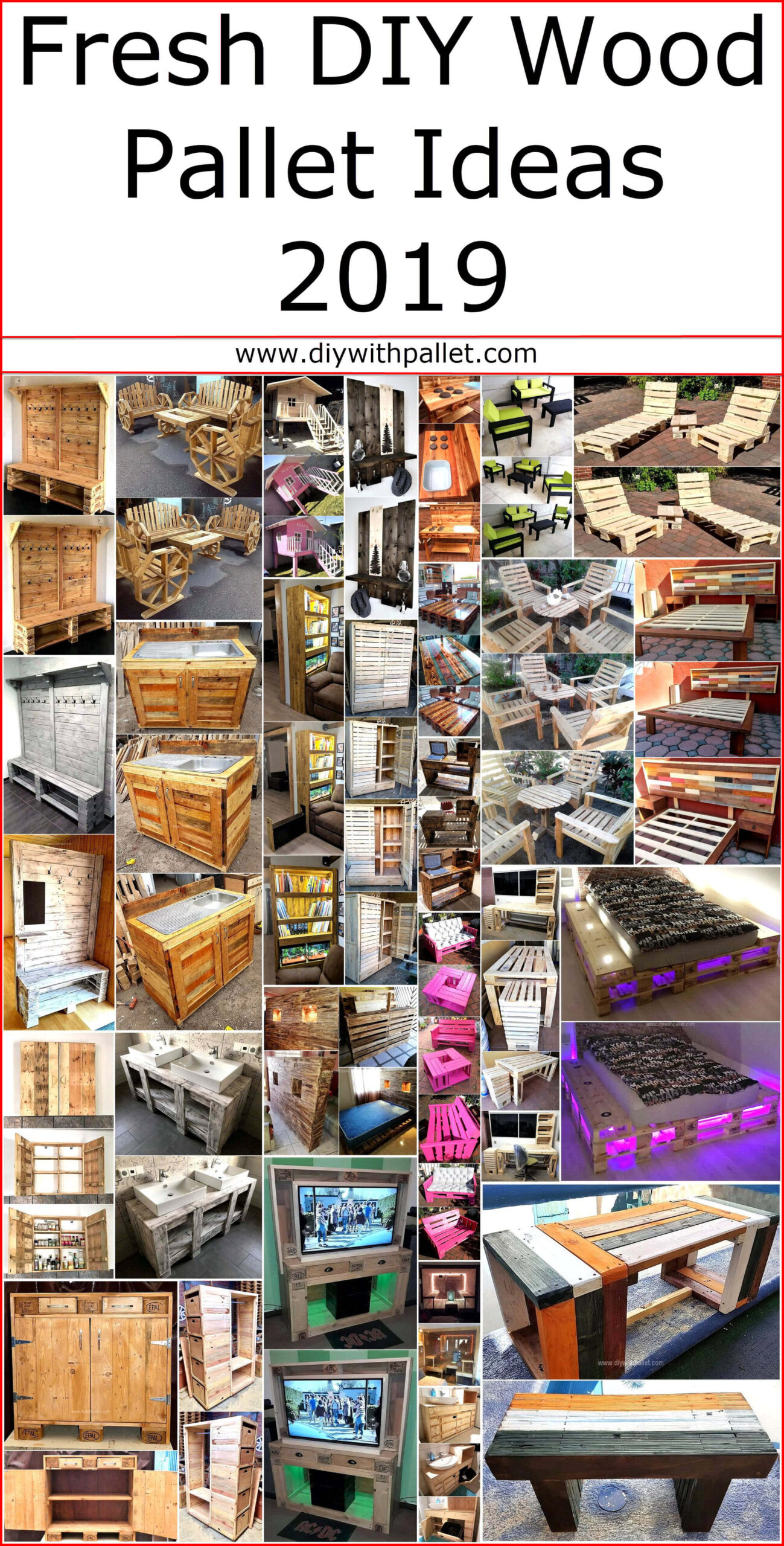 Fresh DIY Wood Pallet Ideas 2019