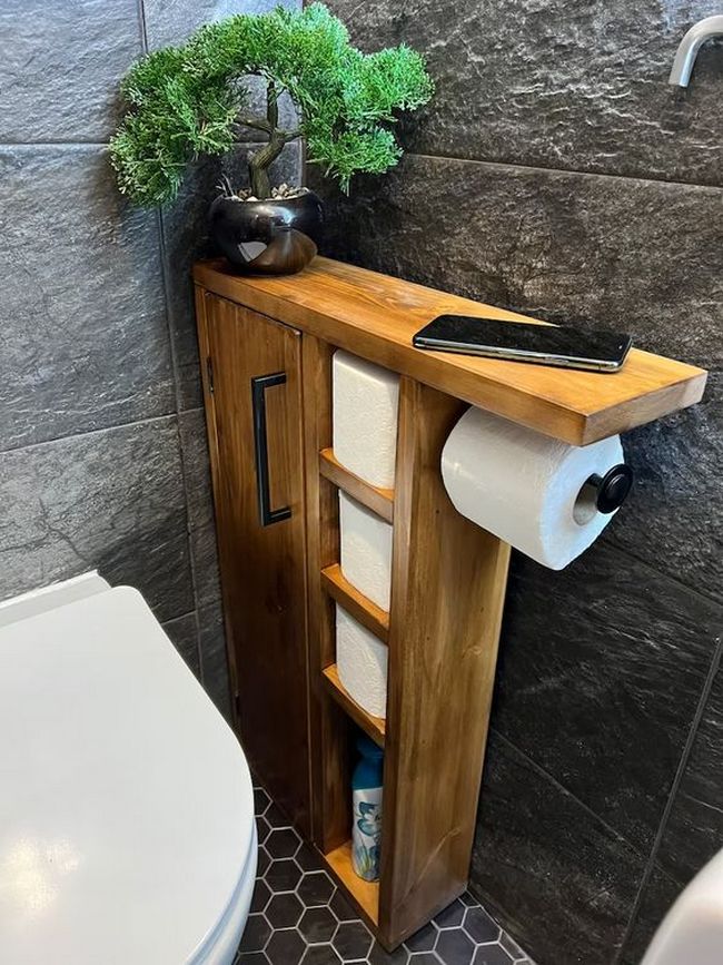 wood pallet ideas for bathroom or toilet (3)
