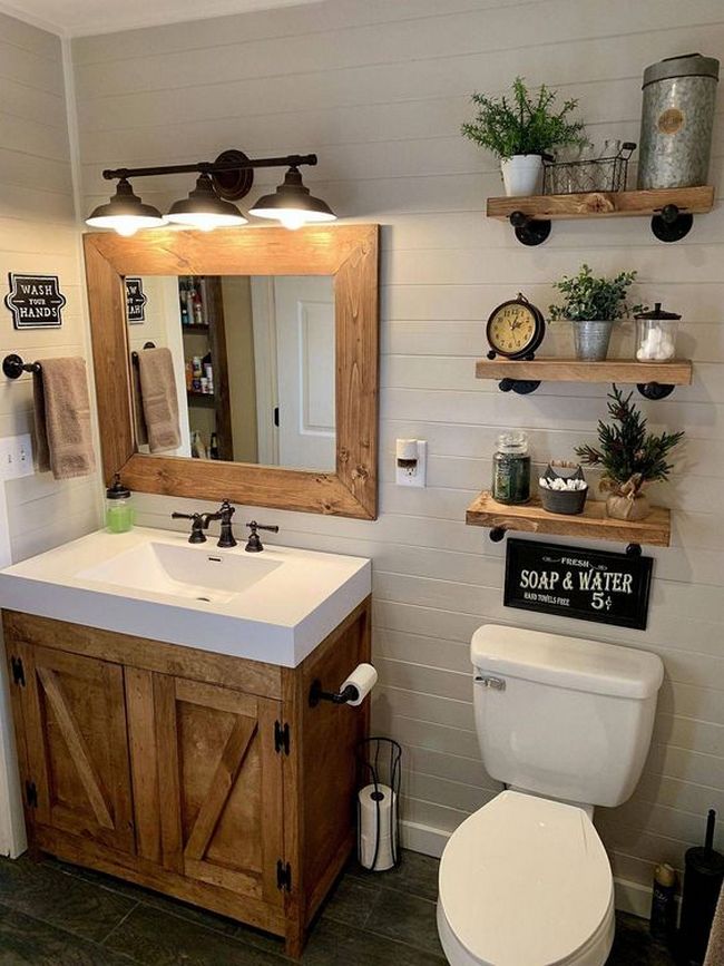 wood pallet ideas for bathroom or toilet (7)