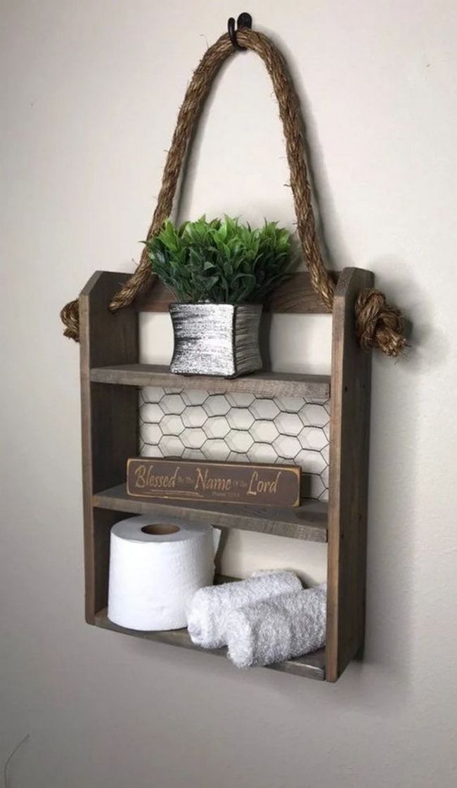 wood pallet ideas for bathroom or toilet (21)