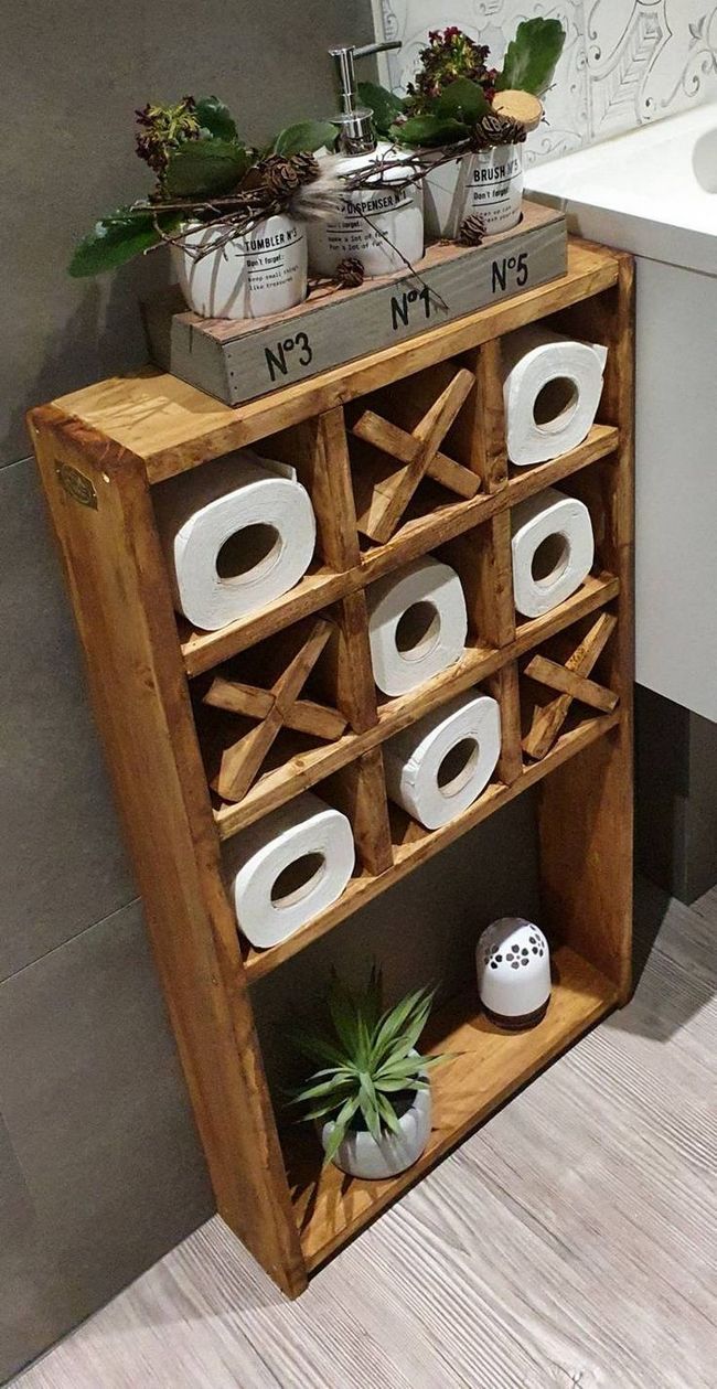 wood pallet ideas for bathroom or toilet (26)