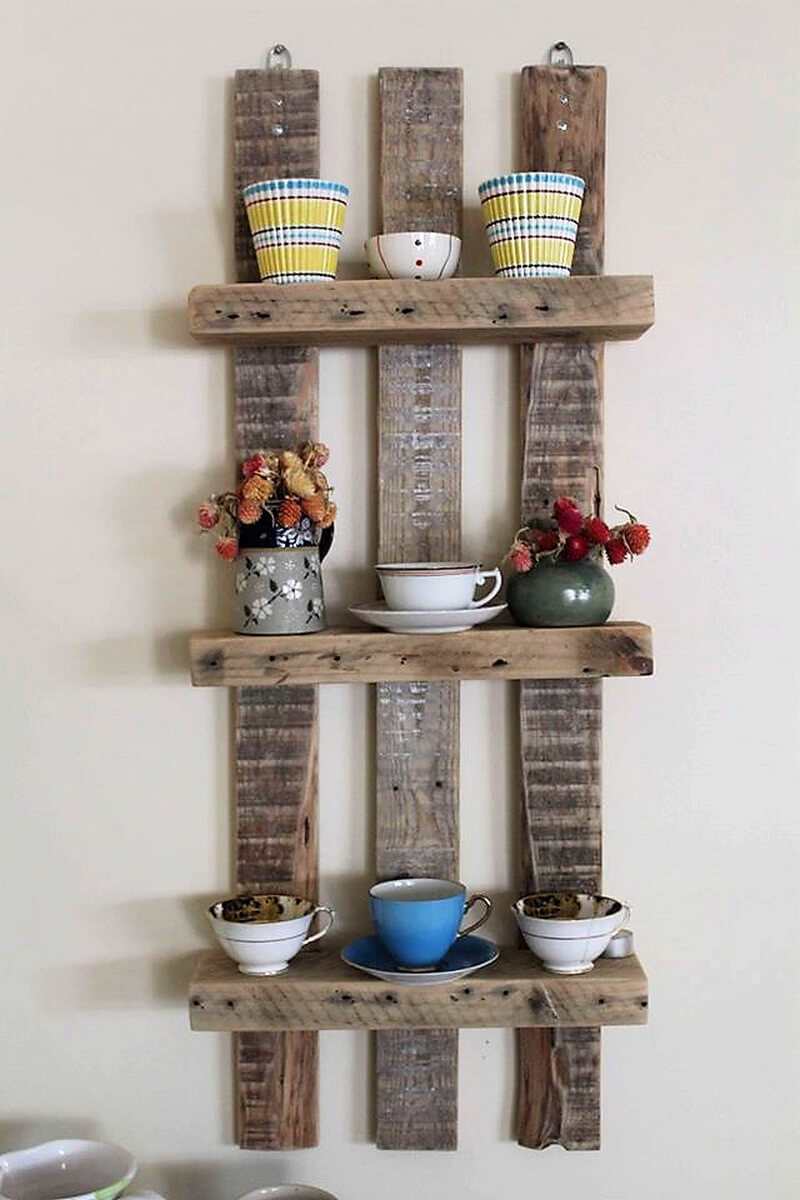pallet kitchen shelving idea