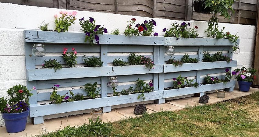 pallet wooden planter