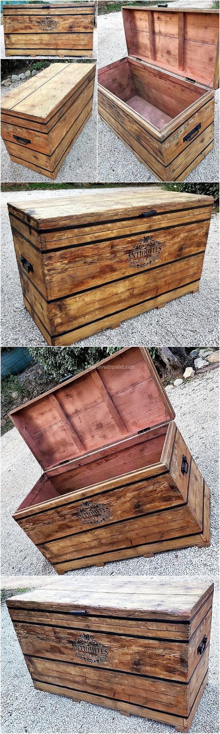 wood pallet chest plan