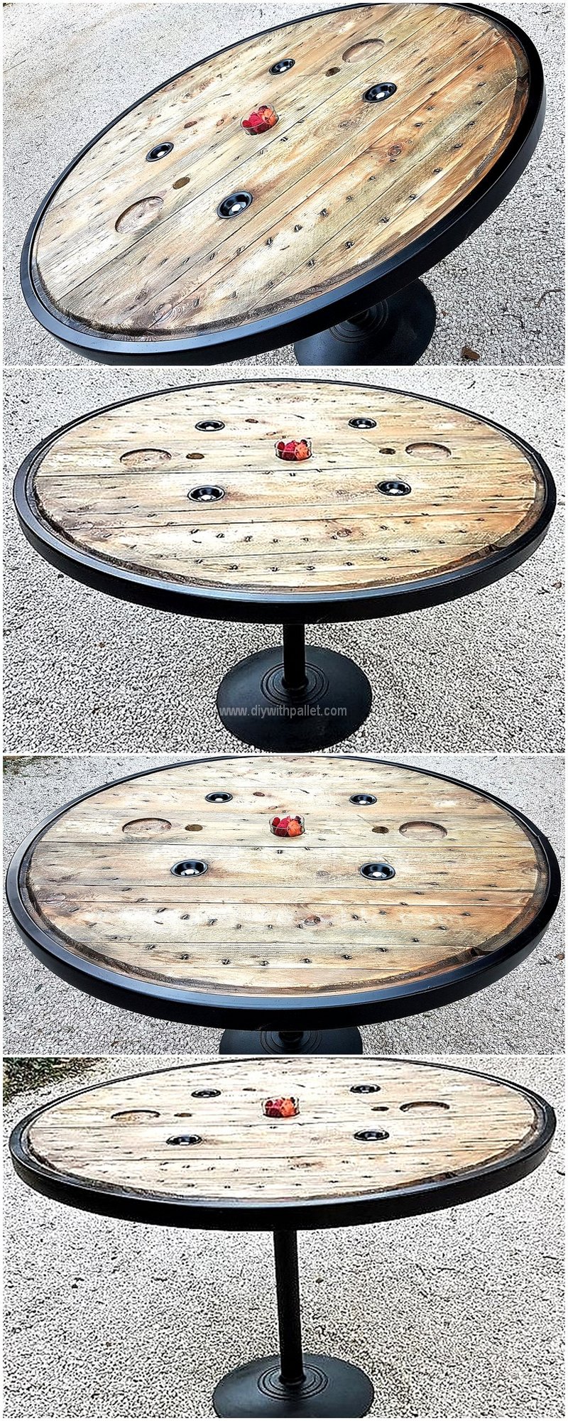 reclaimed pallet table idea