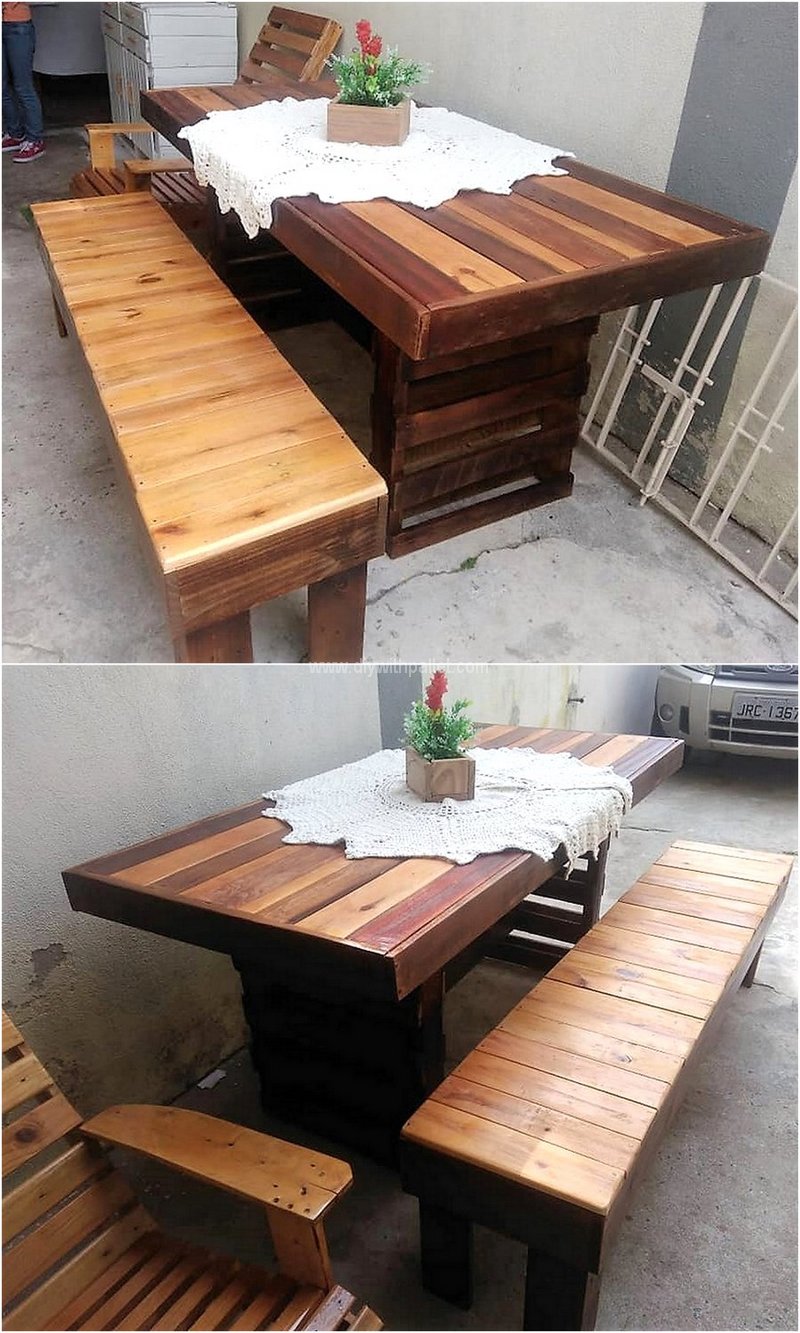 pallet dining table
